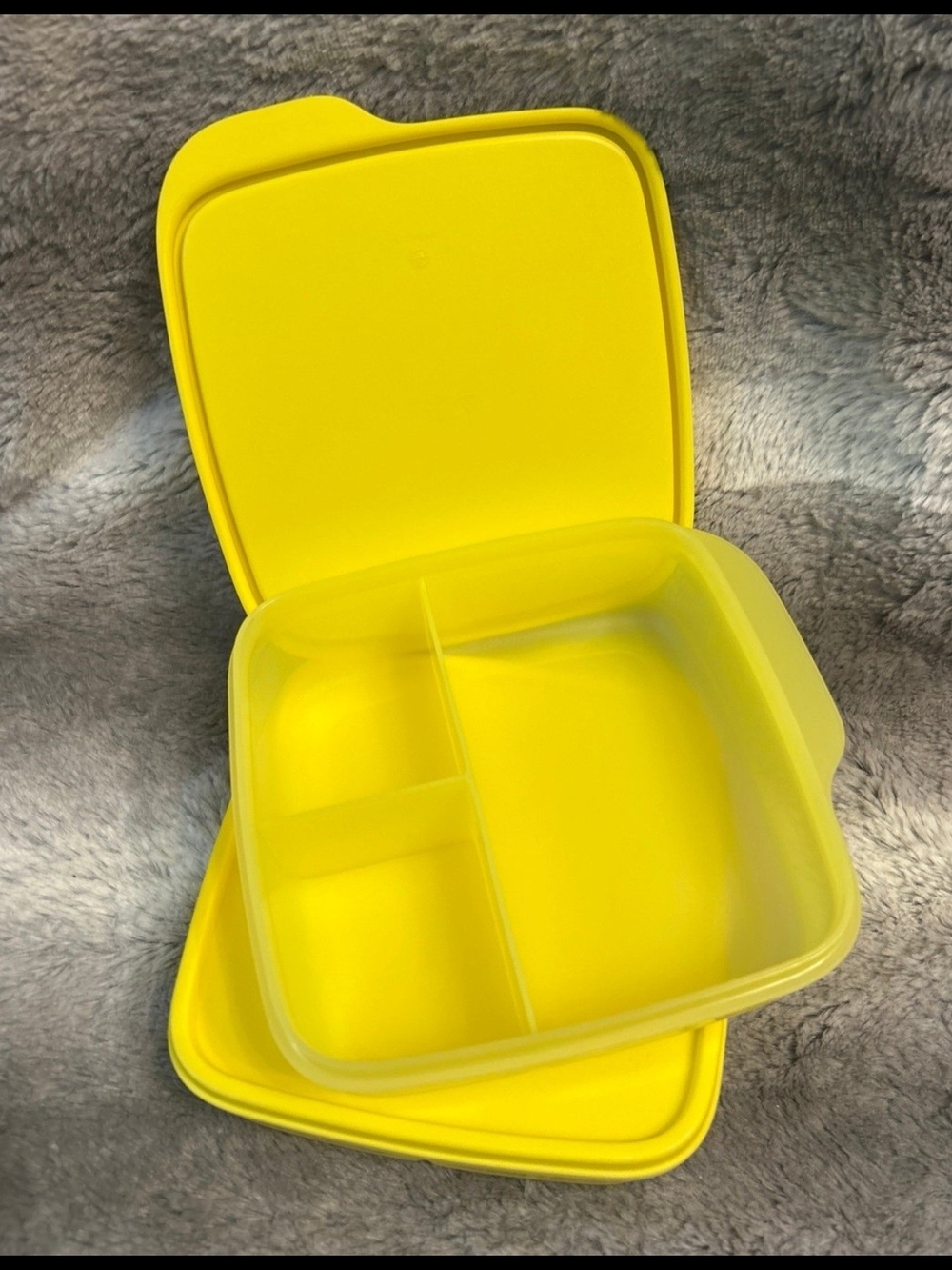 New Tupperware Yellow Stackable Food Storage Containers - Picture 2 of 3